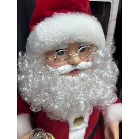 Vintage Telco Motionettes Santa and Mrs Claus Animated Lighted Figures  Boxes - Picture 14 of 16
